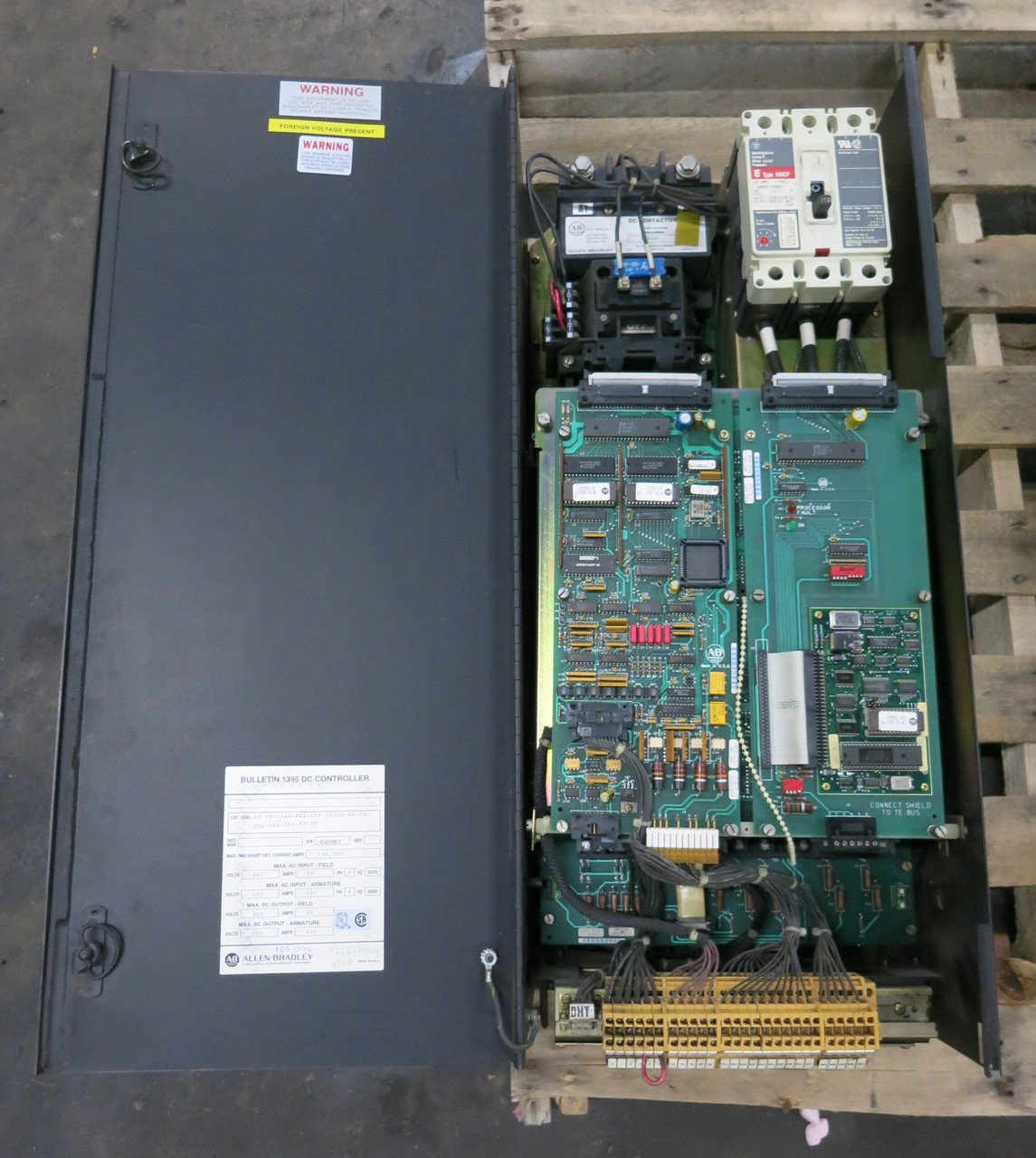 Allen Bradley 1395 Digital DC Drive Controller 460V In 300/500 Out 20/140A Servo (DW6509-2)