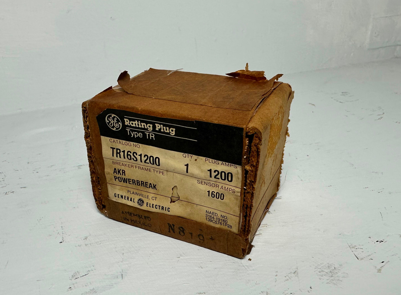NEW GE TR16S1200 1200A Rating Plug AKR/Power Break General Electric 1200 Amp NIB (EM5223-30)