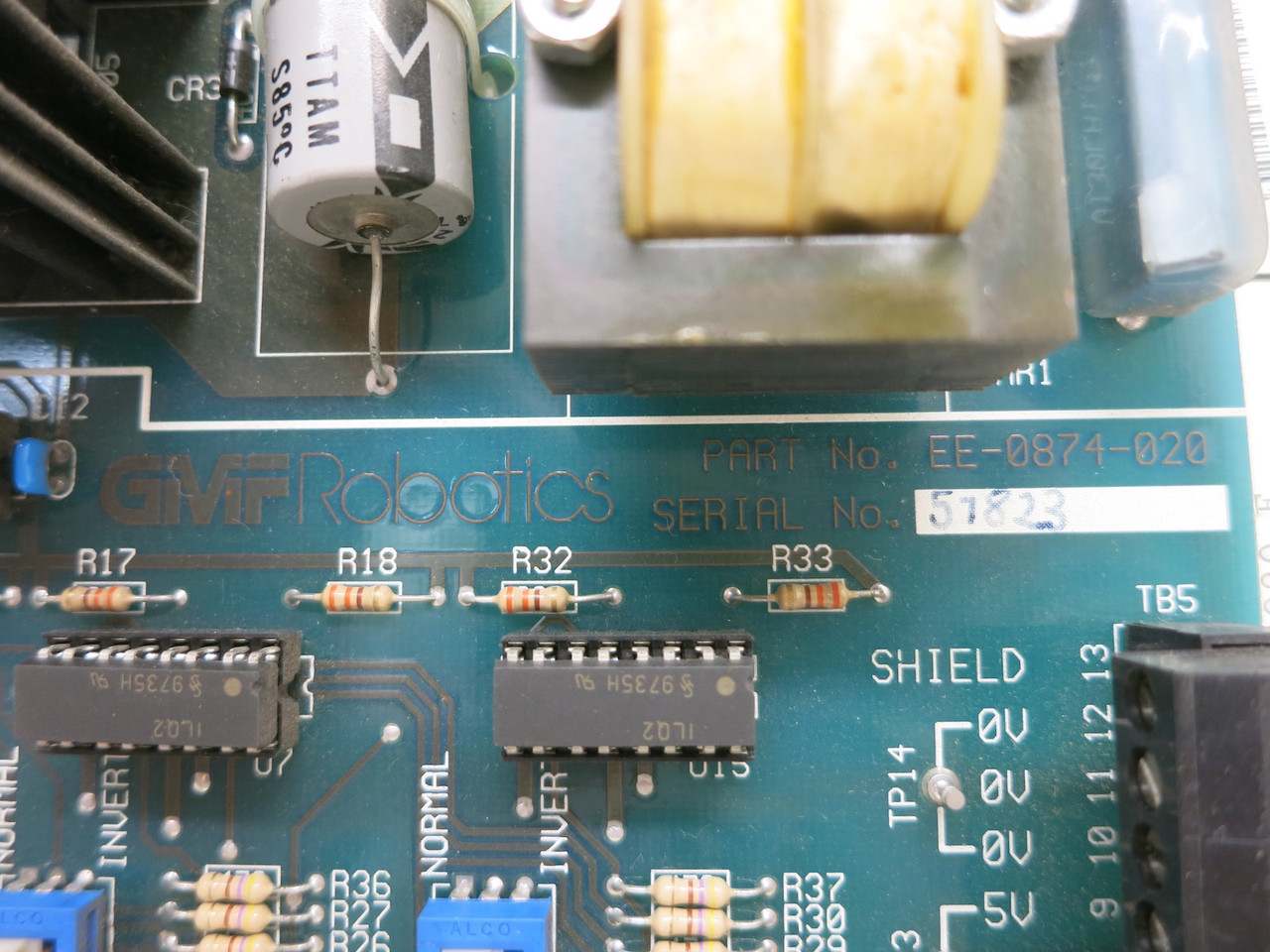 GMF Robotics EE-0874-020 Power Supply Controller Board Encoder Multiplexer PCB (DW6537-2)