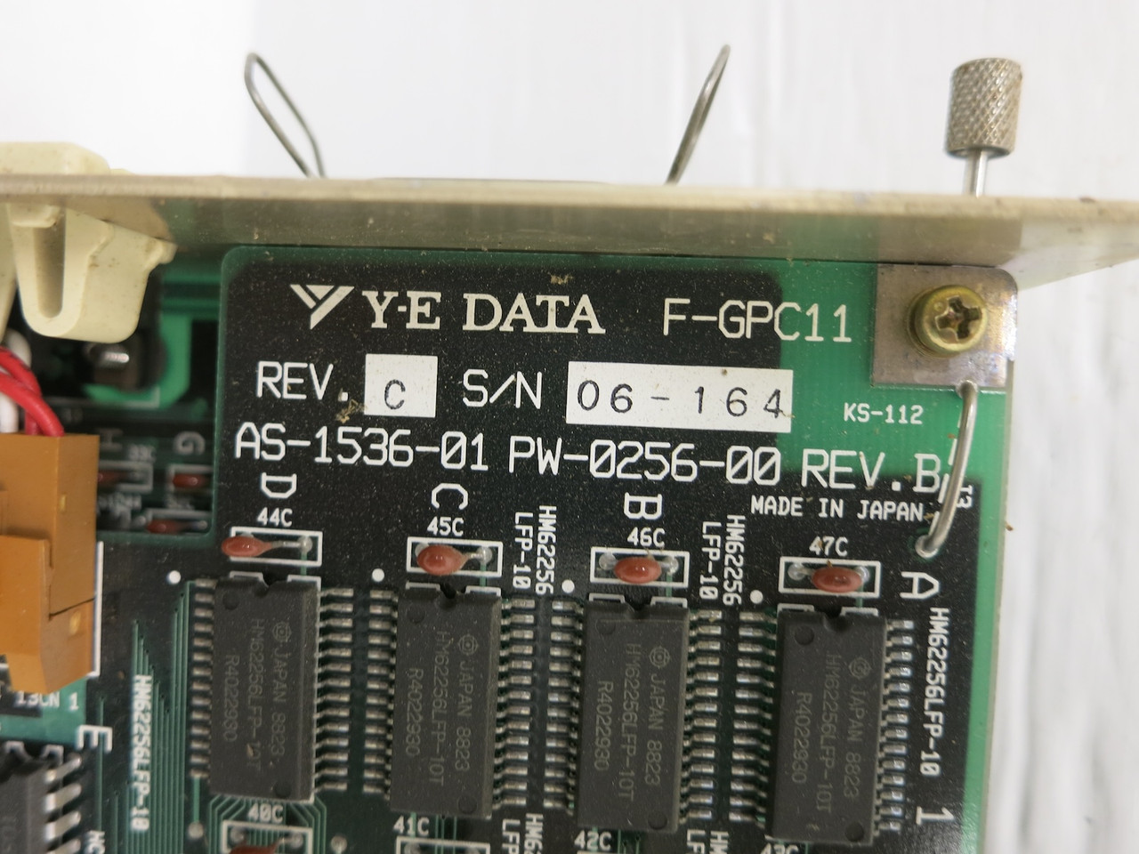 YE Data F-GPC10 FIT10 Control Interface Module Board AS-1535-01 PW-0254-00 CPU (DW6538-1)
