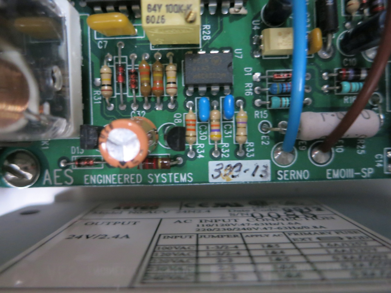 AES EMO III Control Panel Shower Oscillator Drive EMO3 EMOIII-SP 4X 12 Kadant (DW6546-1)