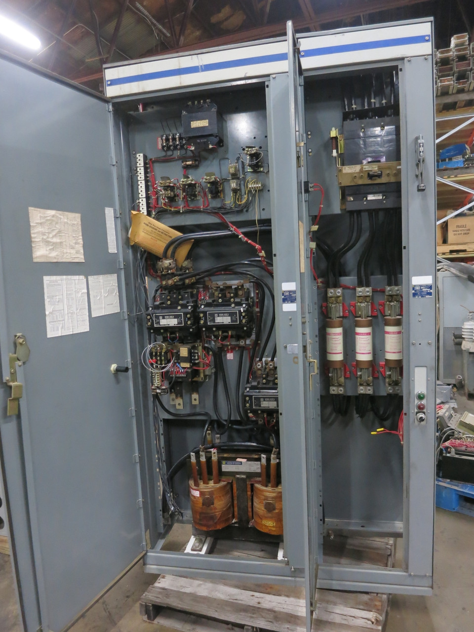 Square D Model 4 Size 6 Reduced Voltage Motor Starter MS2 Autotransformer 400 HP (DW6549-1)