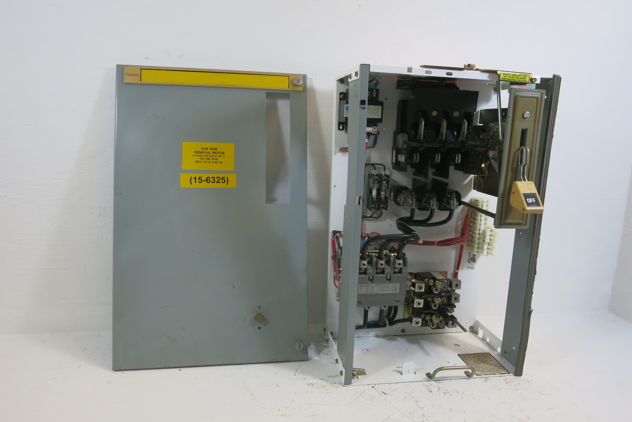 Furnas Siemens Tiastar System 89 Size 3 Starter 100 Amp Fused 24" MCC Bucket (BJ0872-1)