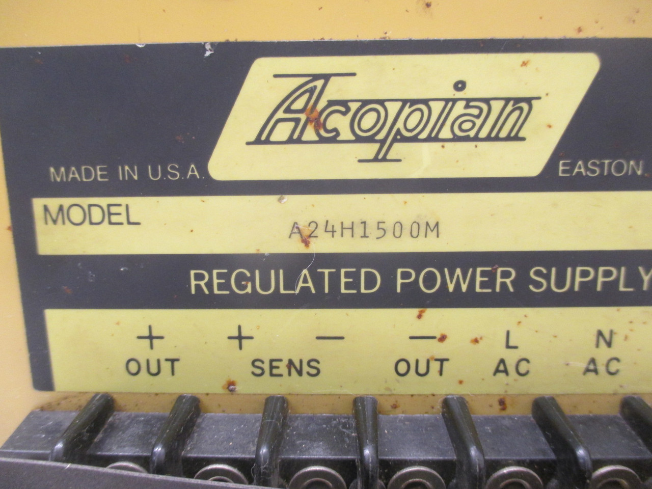 Acopian A24H1500M Regulated Power Supply (AH0005-1)