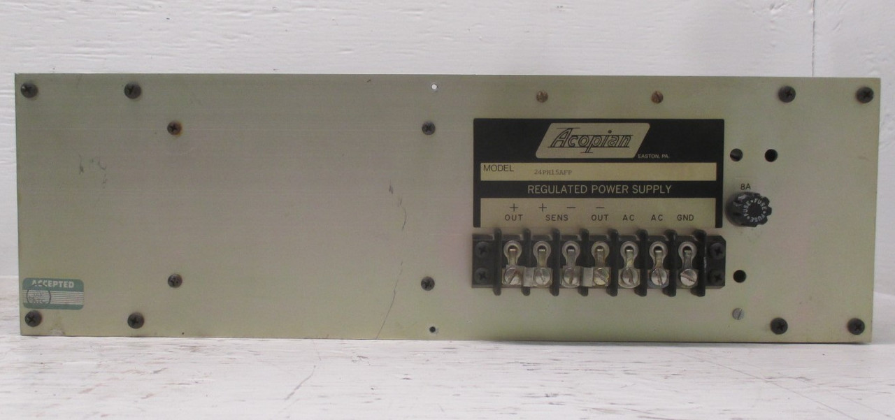 Acopian 24PH15AFP Regulated Power Supply (AH0009-2)