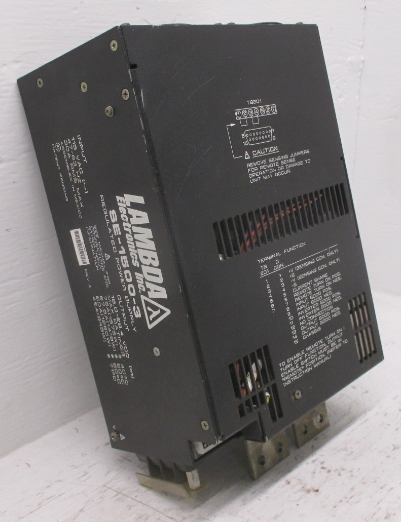 LAMBDA SE-1500-3 115VAC 30A Regulated Power Supply Rev A SE15003 (AH0011-2)