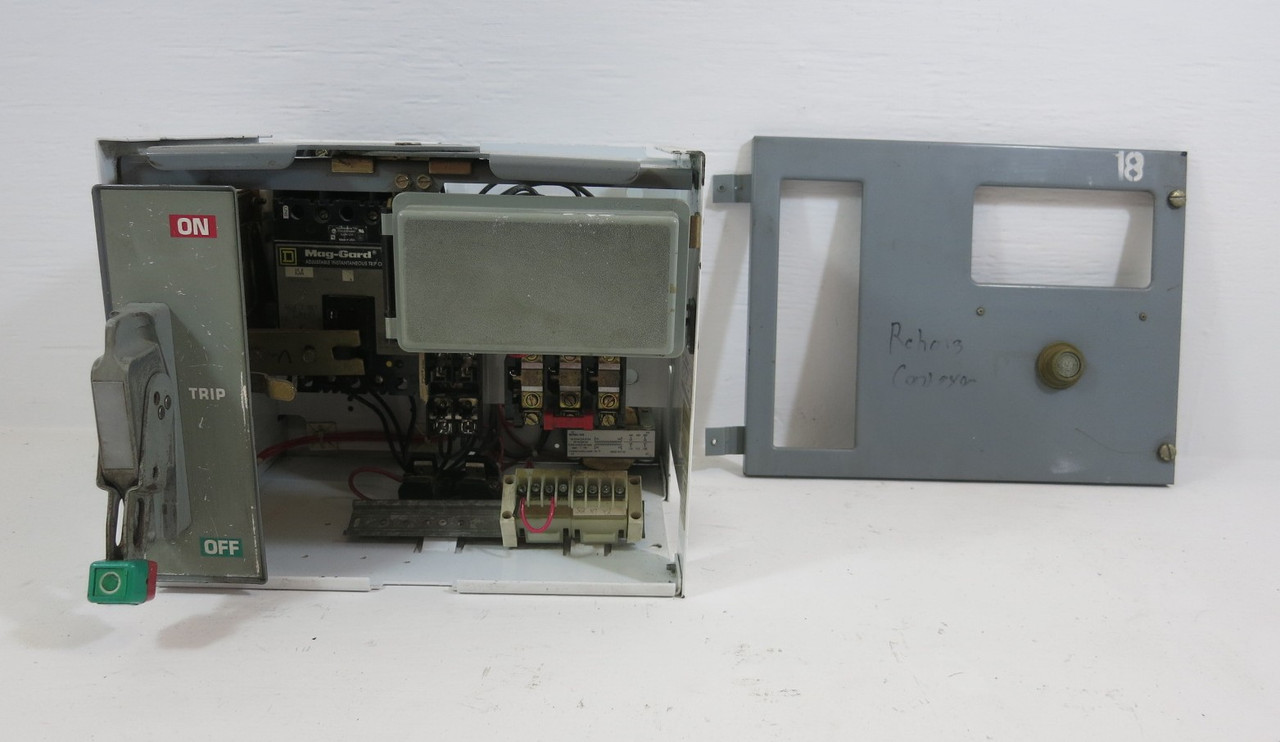 Square D Model 6 Size 1 Starter 15 Amp Breaker 12" MCC Bucket 15A Mod 6 (BJ0877-19)
