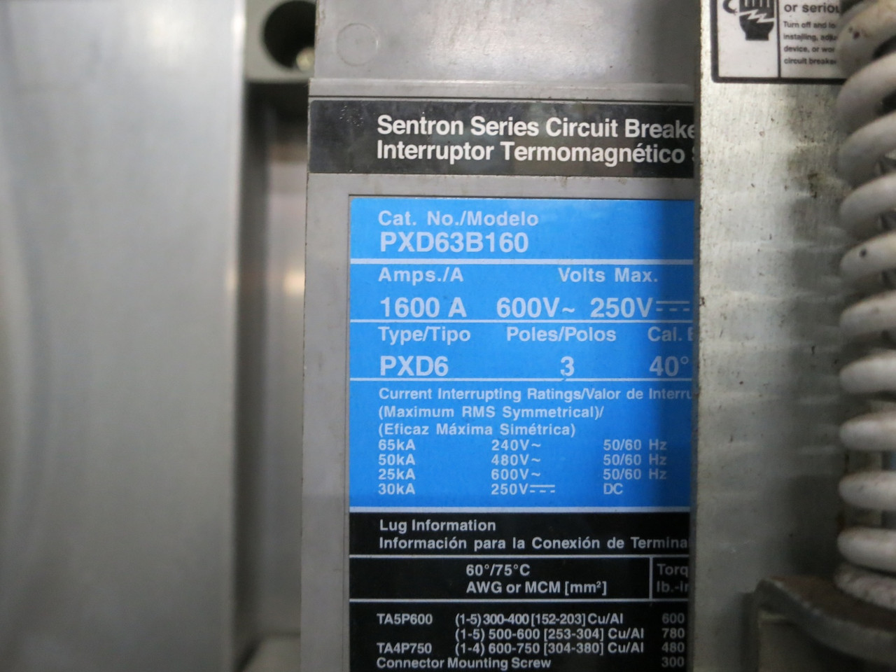 Siemens Sinamics DCM DC Drive Panel 6RA8096-4GV62-0AA0-Z 1600A PXD63B160 AF1650 (DW6591-1)