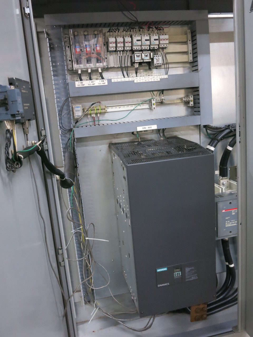 Siemens Sinamics DCM DC Drive Panel 6RA8096-4GV62-0AA0-Z 1600A PXD63B160 AF1650 (DW6591-1)