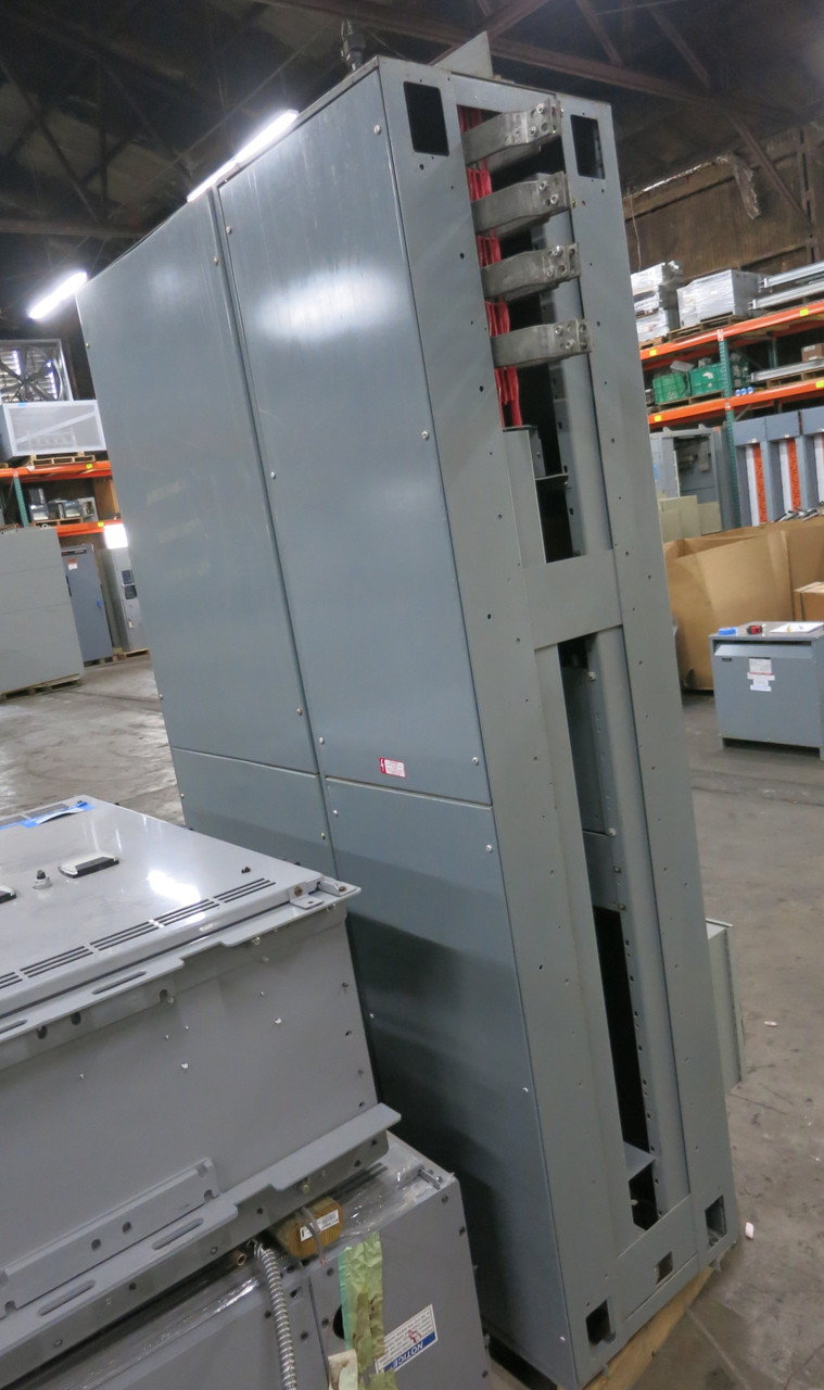 Square D Model 4 1200A MCC Motor Control Center 2x Section Main Breaker 800A (DW6592-1)