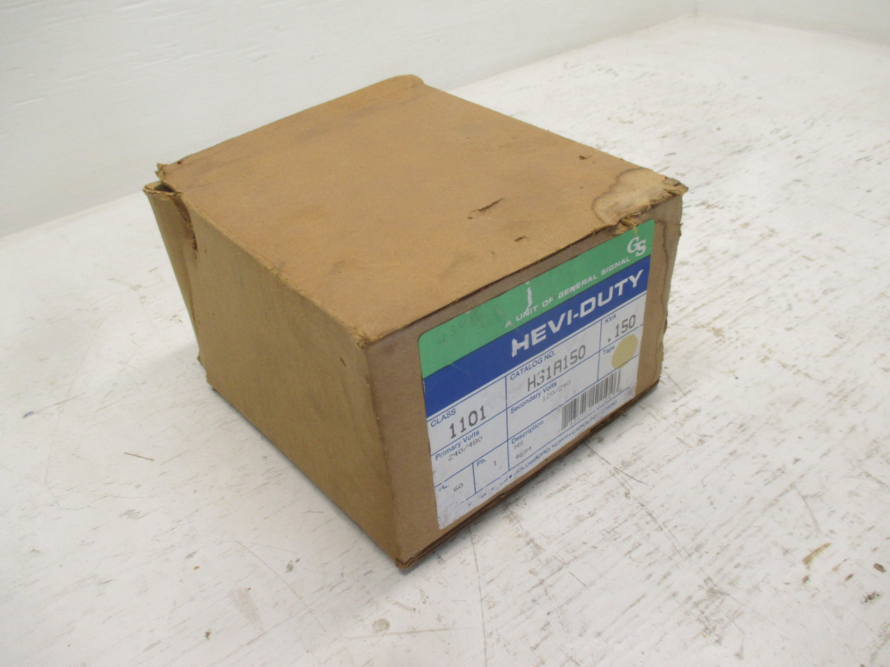 NEW General Signal HS1A150 Hevi-Duty Transformer .150 KVA 1PH 240/480V - 120/240 (AH0044-1)