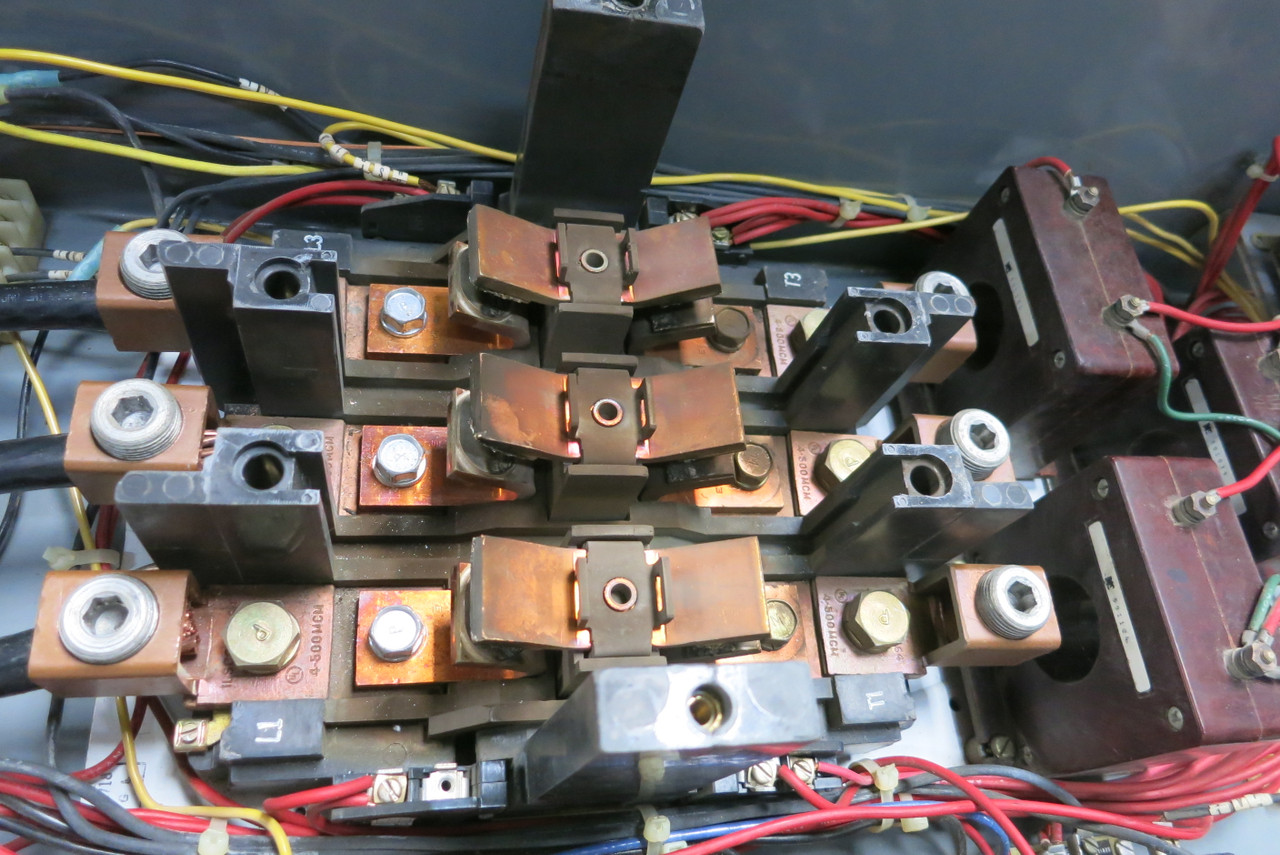 Square D Model 4 Size 5 Starter 250 Amp Breaker 71" MCC Motor Control Bucket Sz5 (BJ0894-1)