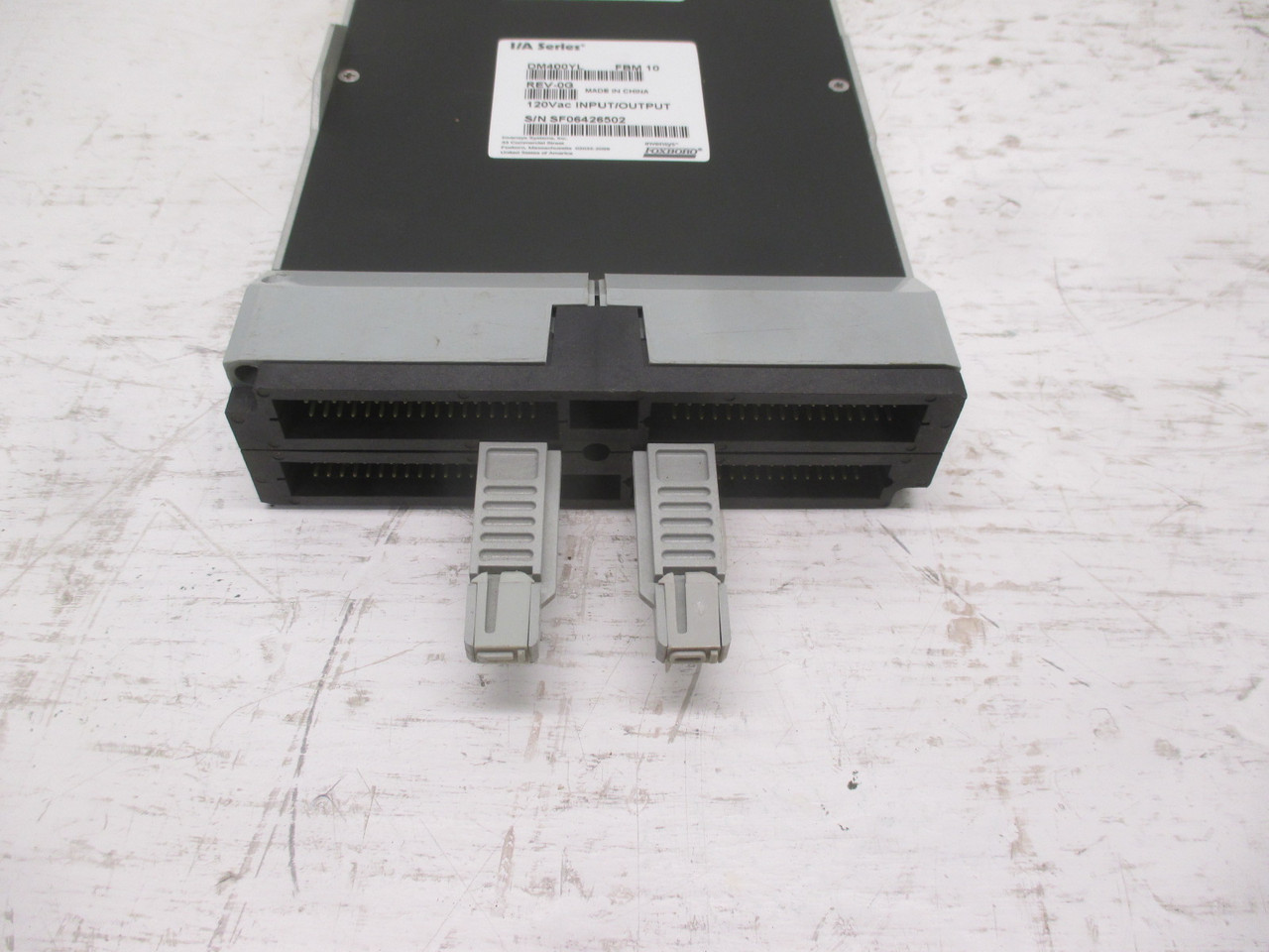 I/A Series Foxboro DM400YL FBM 10 Rev 0G 120VAC I/O DM400YL-0G DM400YL-OG (AH0099-8)