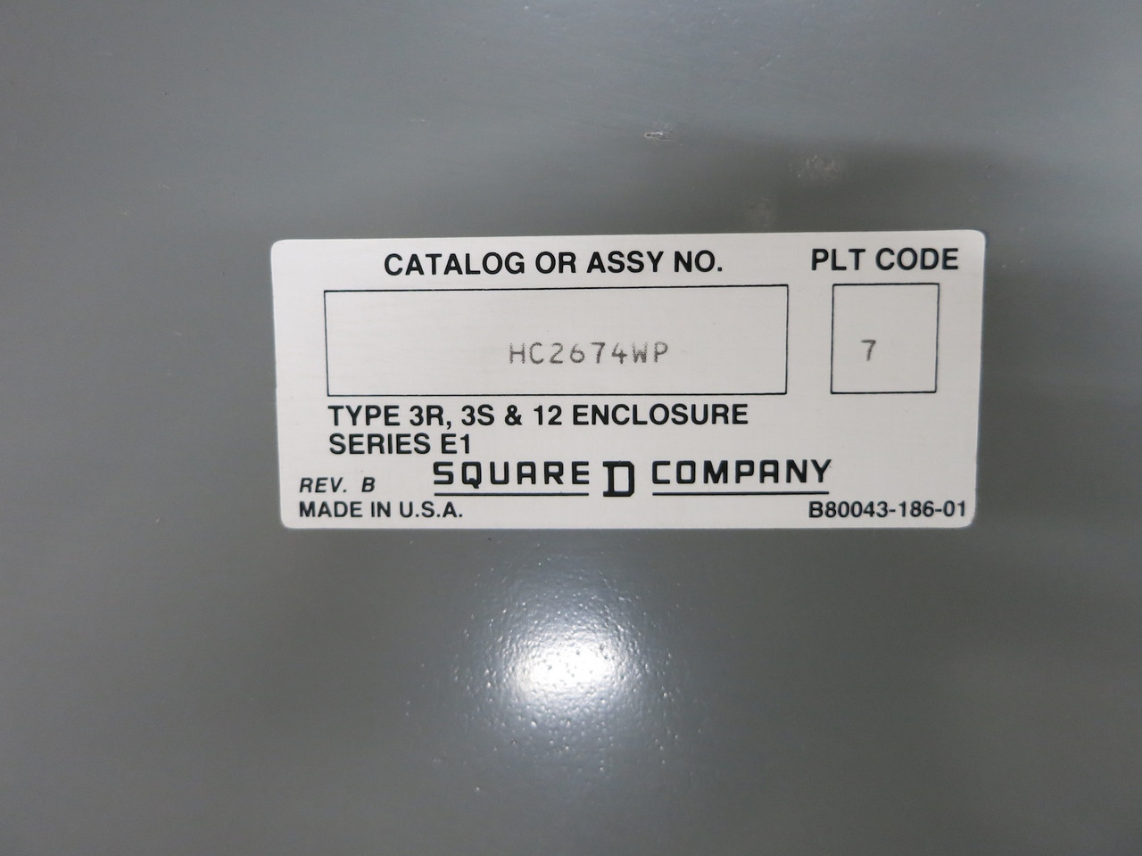 Square D 400A HCN I-Line Breaker Panel Board 600V 3PH 4W Main Lug 400 Amp MLO 3R (DW6619-2)