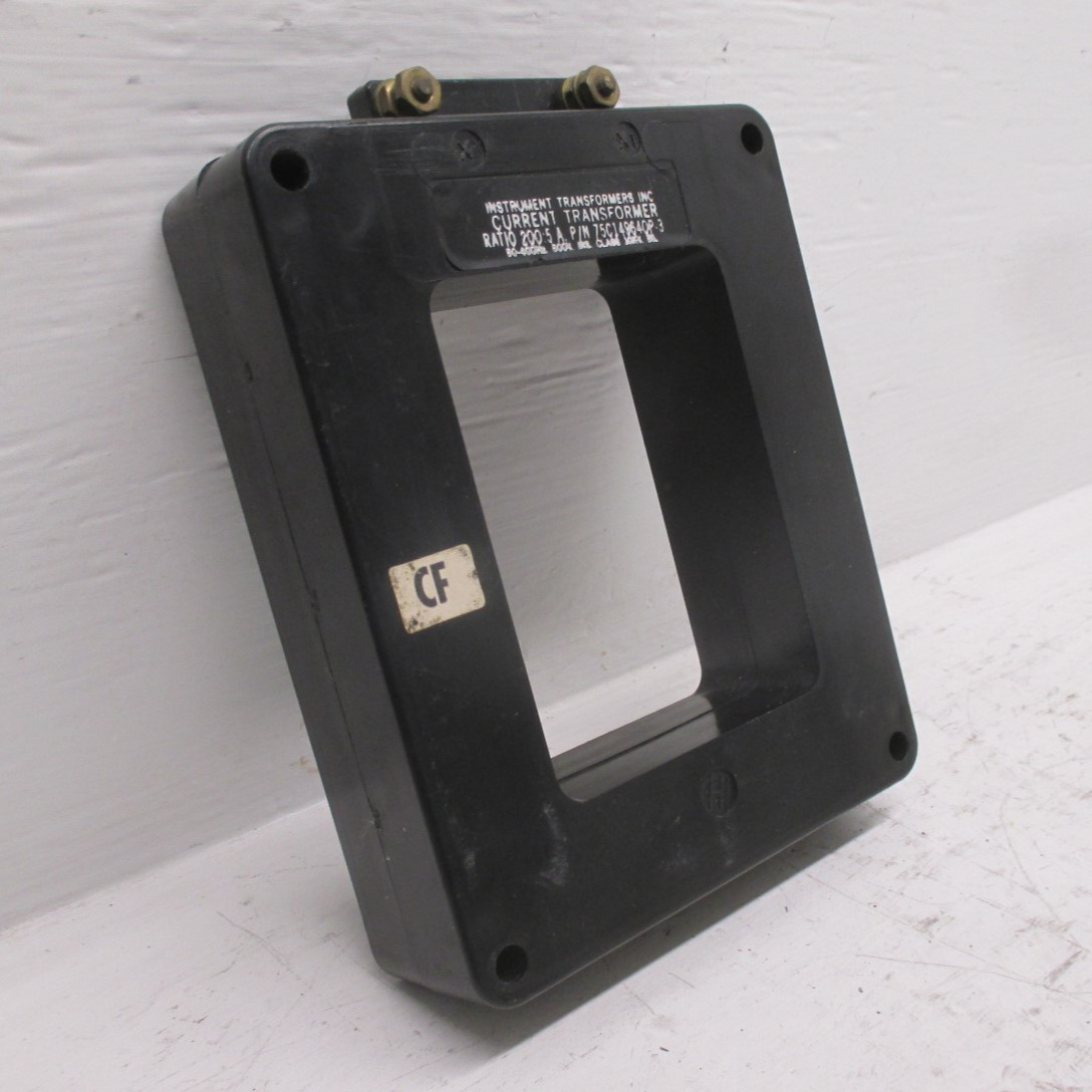 IT 75C149640P-3 Current Transformer 200:5 Ratio CT 50-400HZ 10KV 600V (AH0104-4)