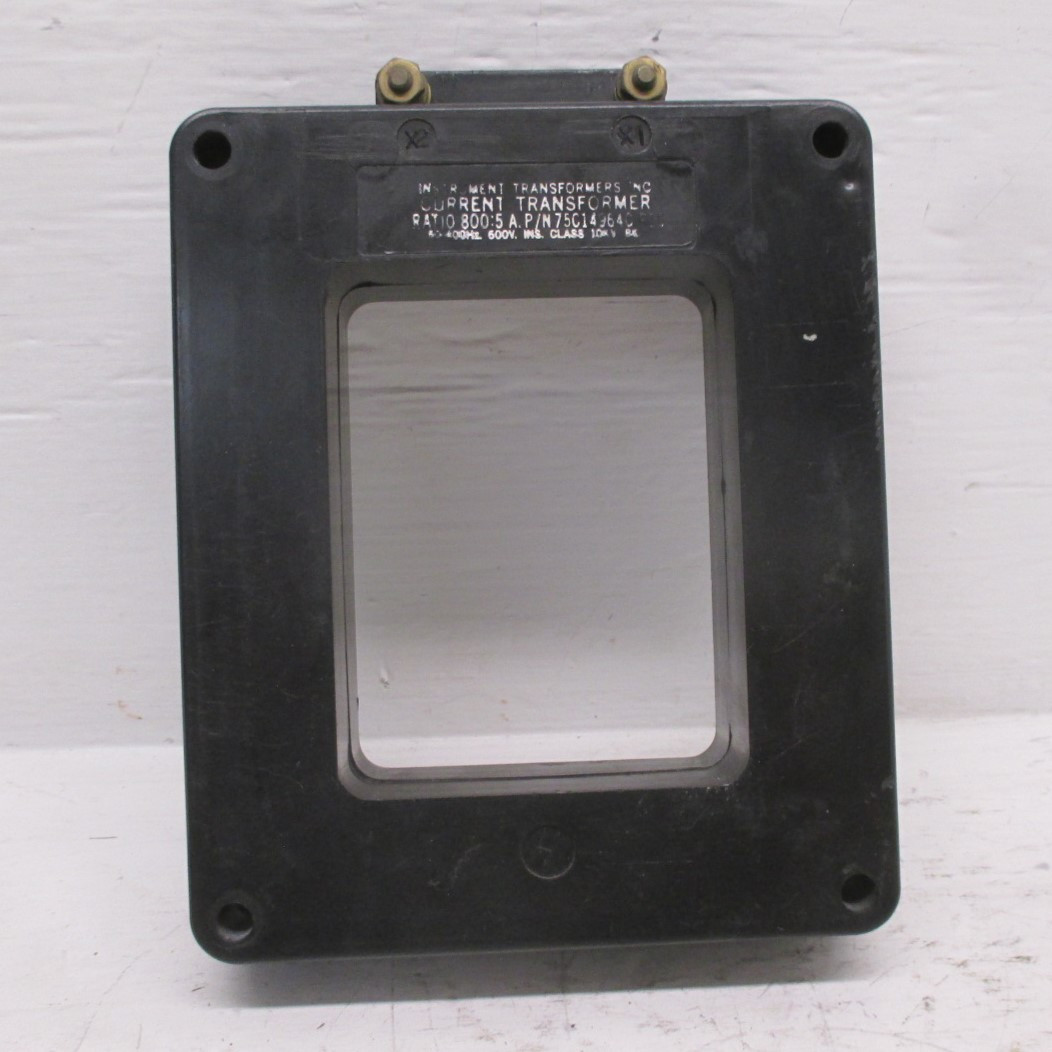 IT 75C149640P-10 Current Transformer 800:5 Ratio CT 50-400HZ 10KV 600V (AH0108-3)