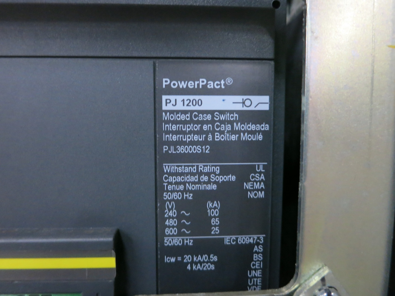 Toshiba HX7 Plus 900 HP 480V Adjustable Speed VS Drive ASD 1121 FLA 1200A 3R (DW6629-2)