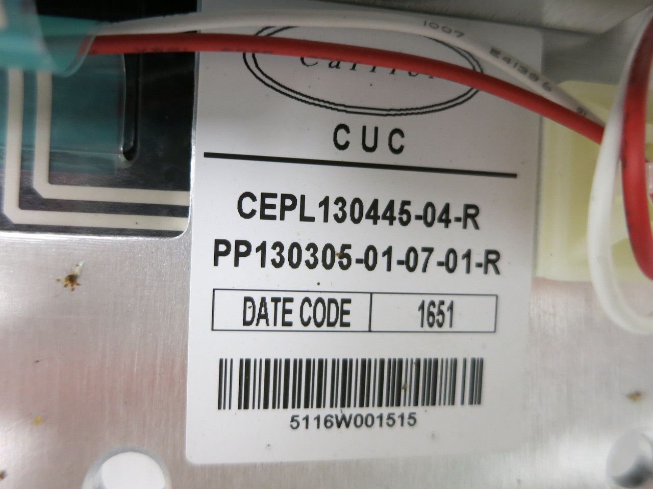 Carrier CEPL130445-04-R Comfort Network Chiller Control Display ICVC United Tech (DW6630-1)