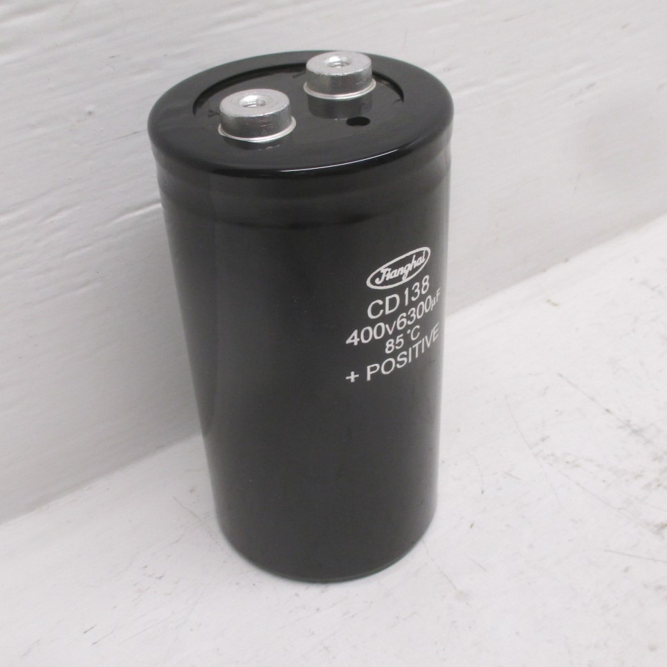 Image of Jianghai CD138 400v 6300uF 85°C + Positive Capacitor