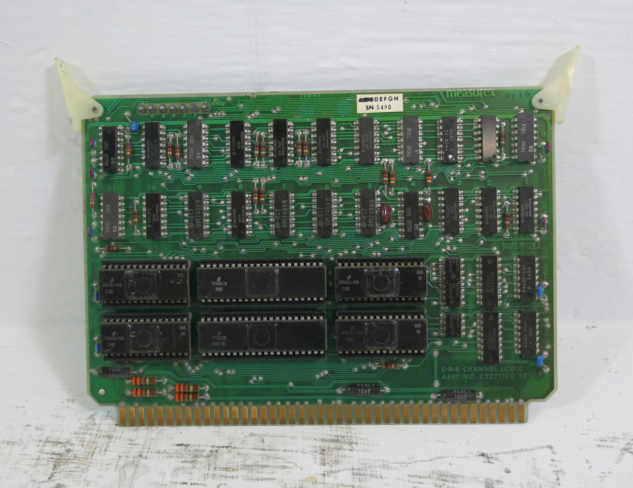 Measurex 05271100 Rev D SRB Channel Logic Board PLC Card 04271100 052711-00 (DW6639-1)