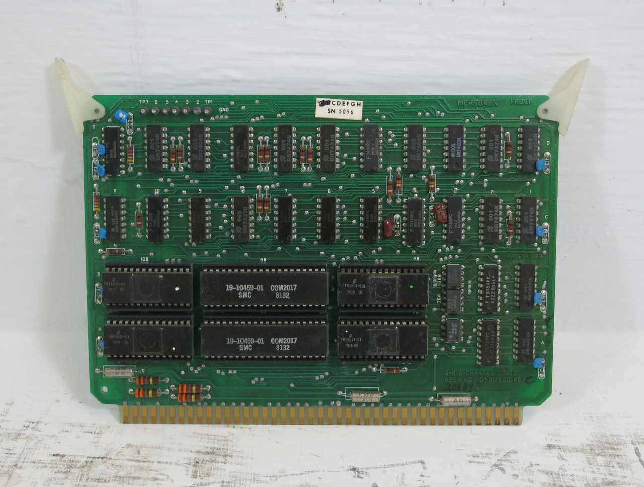 Measurex 05312600 Rev C SRB Channel Logic Board PLC Card 04312600 053126-00 (DW6638-1)