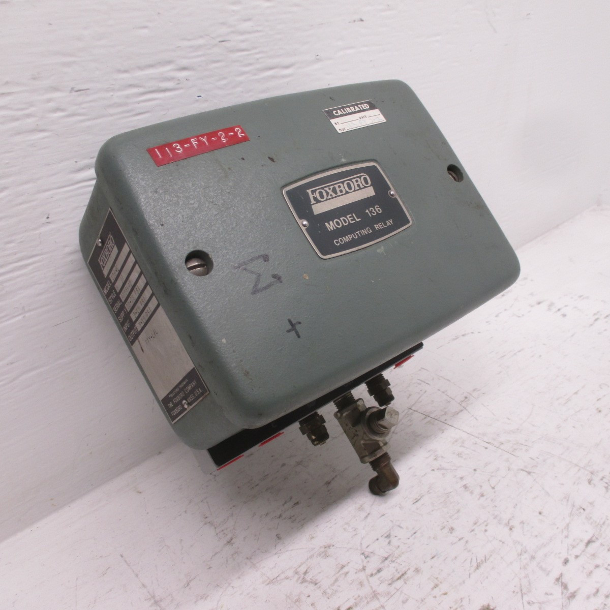 Foxboro 136 Computing Relay 136-L Supply: 20-22 PSI Input 3-15 PSI Output 3-15PSI (AH0129-2)