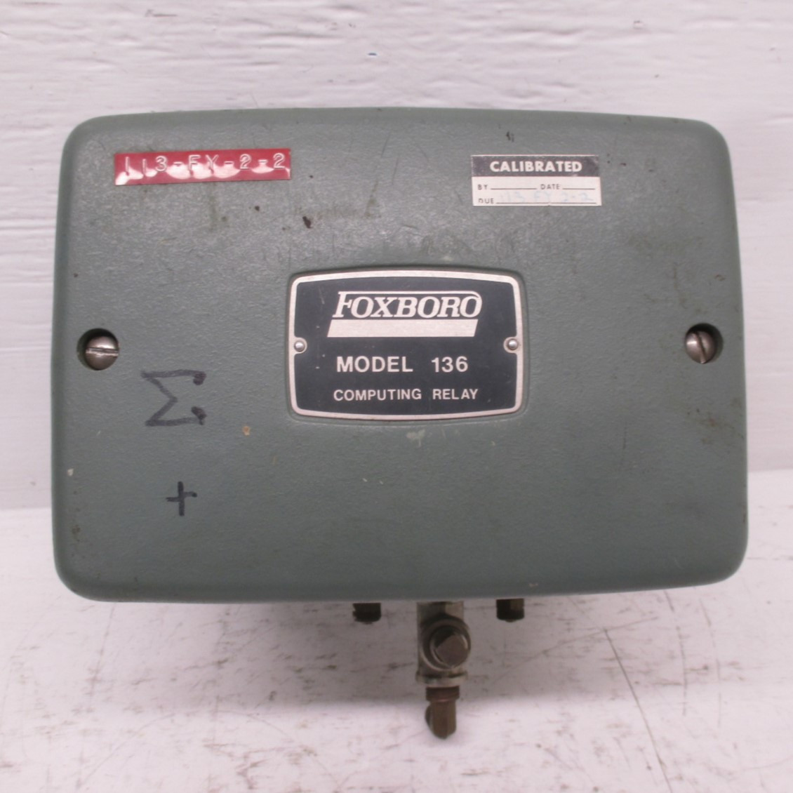 Foxboro 136 Computing Relay 136-L Supply: 20-22 PSI Input 3-15 PSI Output 3-15PSI (AH0129-2)