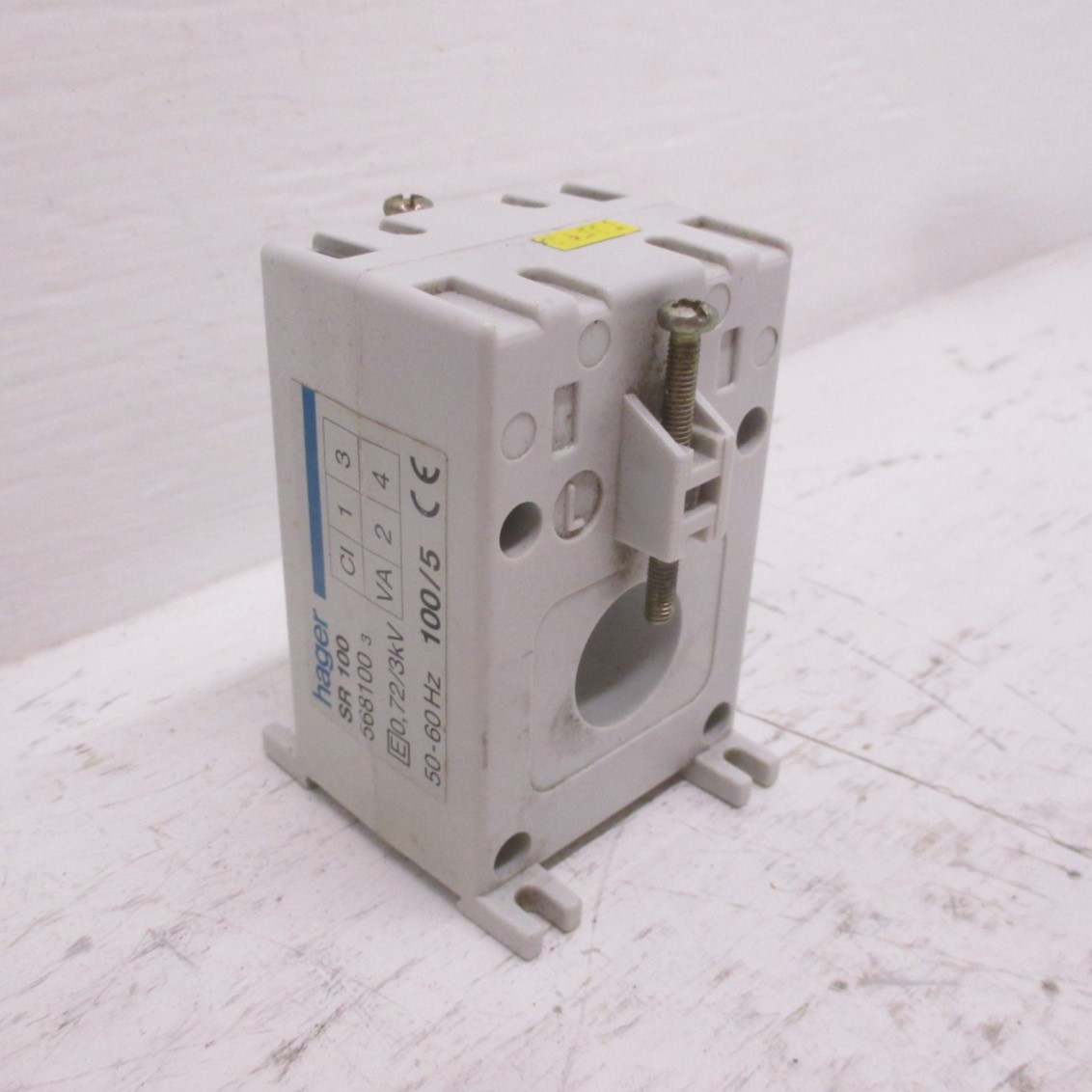 Image of Hager SR 100 Current Transformer CT 100/5 100:5 50-60Hz SR100 72/3kV