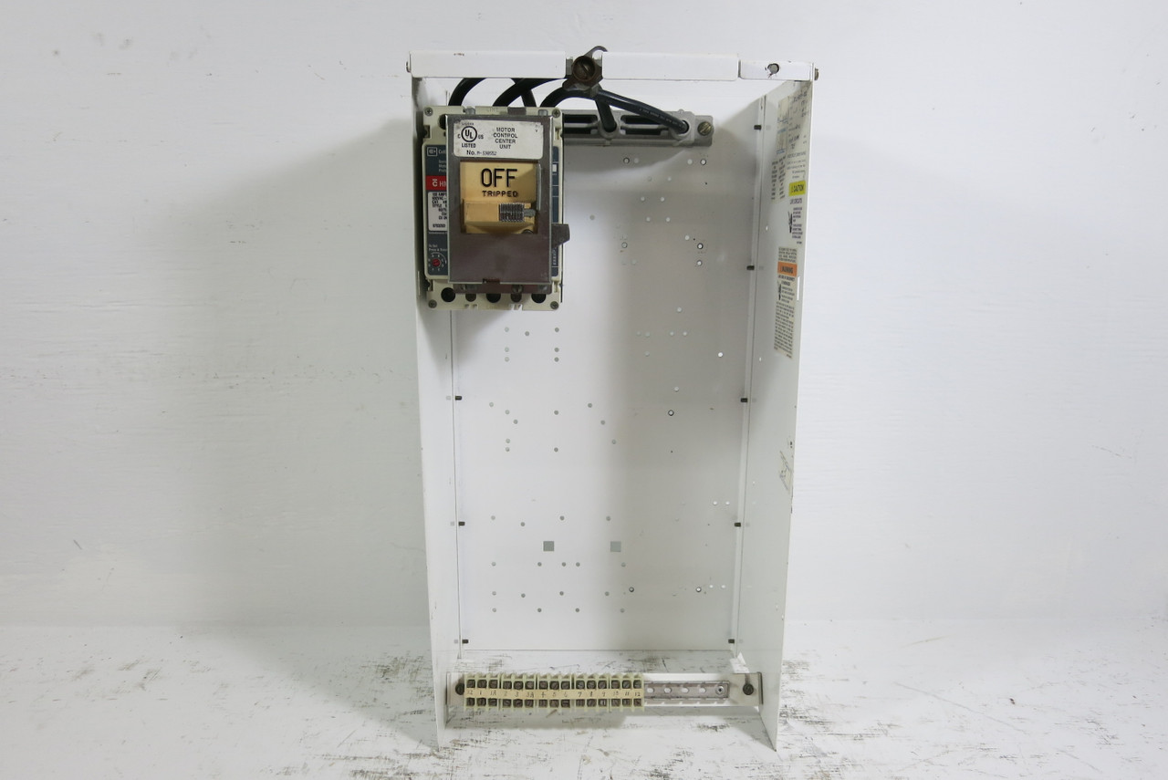 Westinghouse Type W 15 Amp Breaker Feeder MCC Bucket 18" 15A HMCP (BJ0905-2)