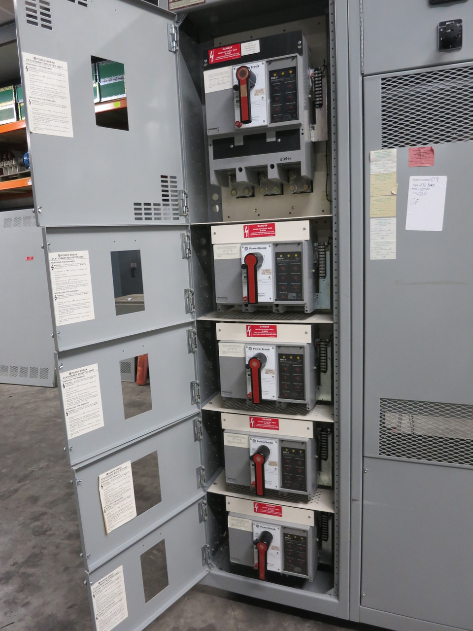 GE AV-Line 4000A 480V Main Switch Board Breaker Panel 3PH 4W TC4040SS TP2020SS (DW6653-1)