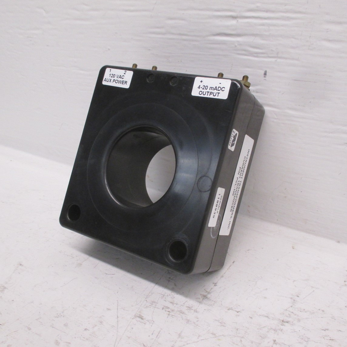 Image of Instrument Transformers Inc PCL-100 Current Transducer CT 120VAC 4-20mADC PCL100