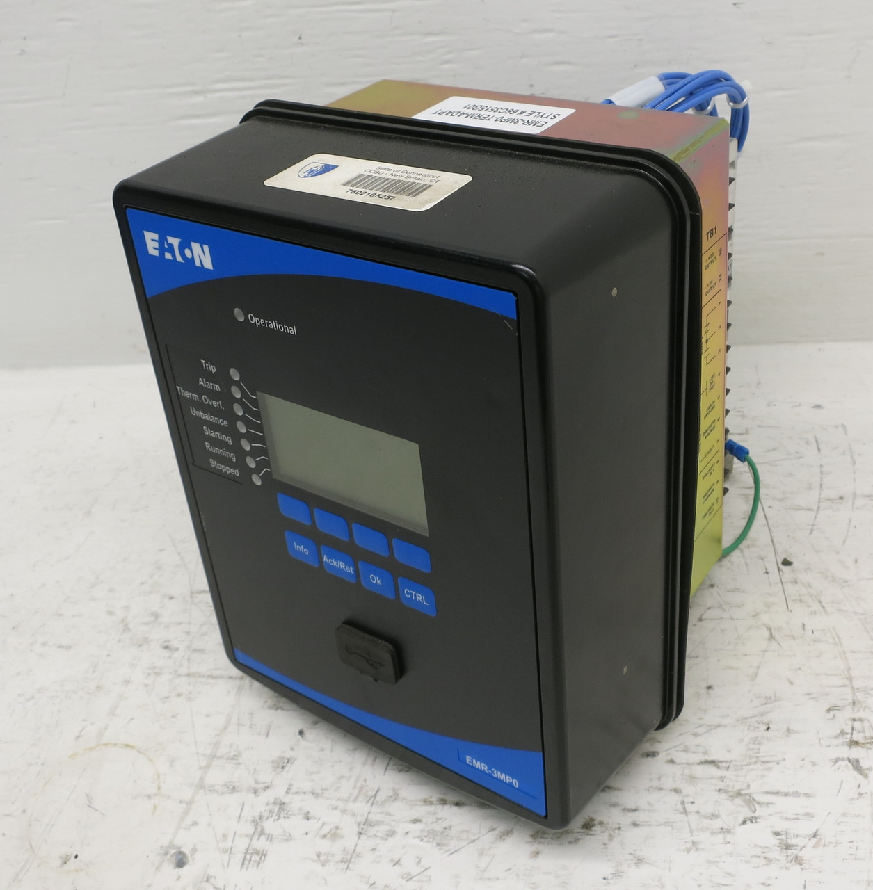 Image of Eaton EMR-3MP0-2A0BB Motor Protection Relay AmpGard Terminal Adaptor 66C3515G01
