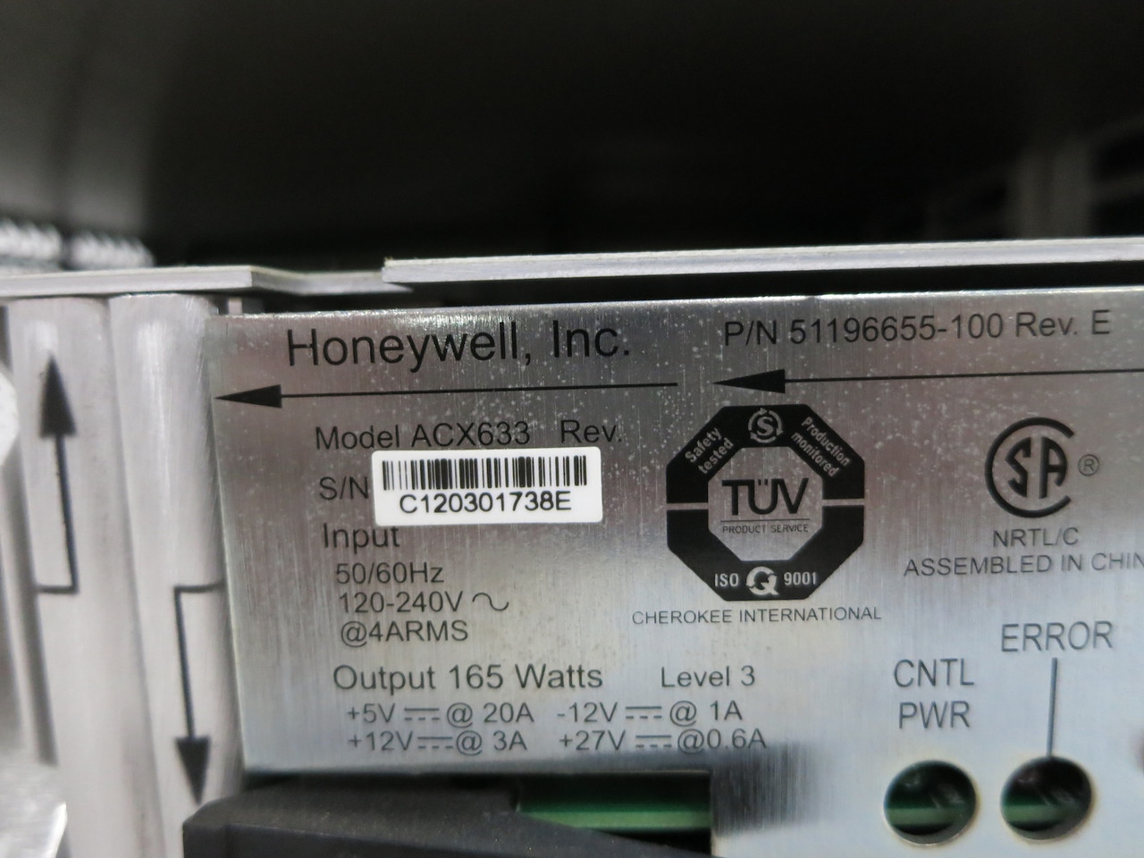 Honeywell 51402455-100 PLC Module EPLCG MP-DNCF02-100 MP-REPLC7-100 w/ Boards (DW6666-2)