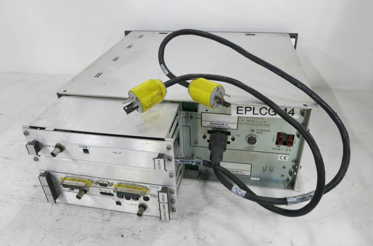 Honeywell 51402455-100 PLC Module EPLCG MP-DNCF02-100 MP-REPLC7-100 w/ Boards (DW6666-2)