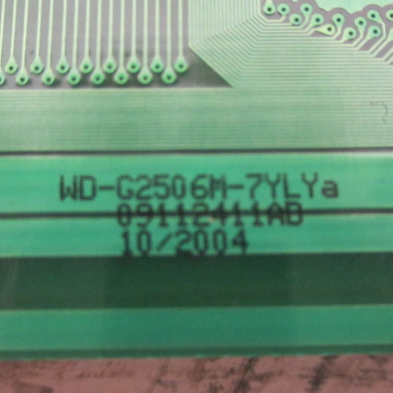 Wintek WD-G2506M Rev. 2 LCD/LED Screen Display For 6AV3 017-1NE30-0AX0 PLC Board (AH0171-1)