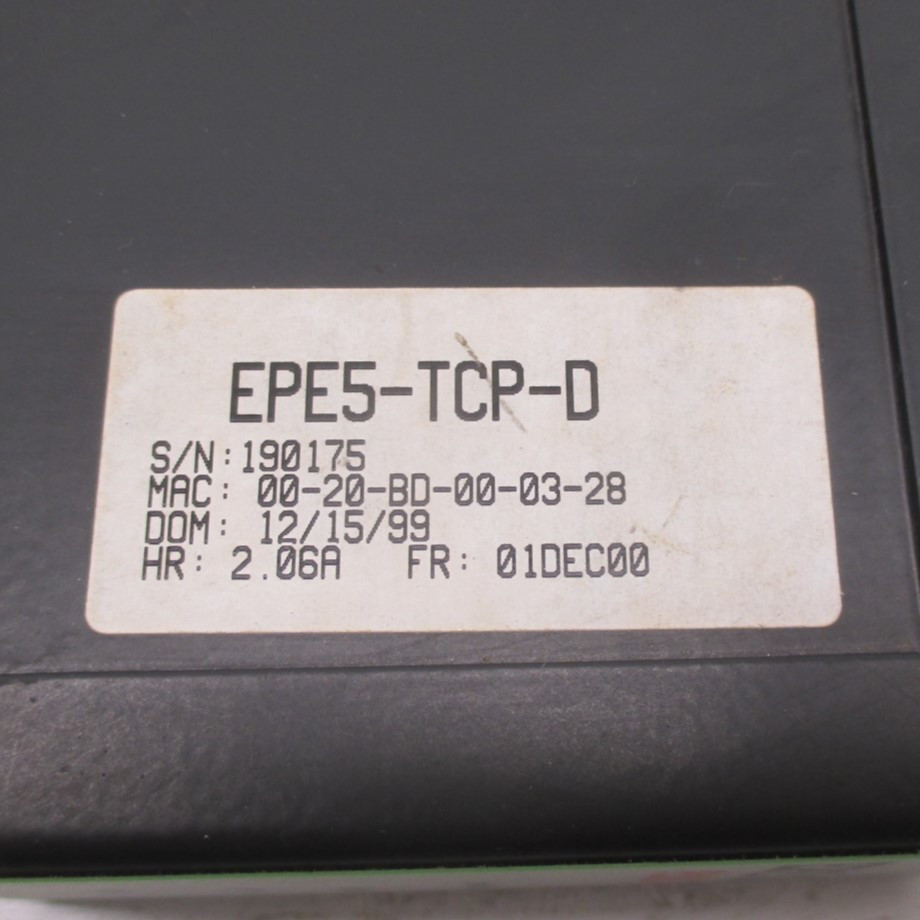 NR&D EPE5-TCP-D Ethernet Port Expander Module 4Port EPE 5 PLUS HR: 2.06A EPE5TCP (AH0176-2)