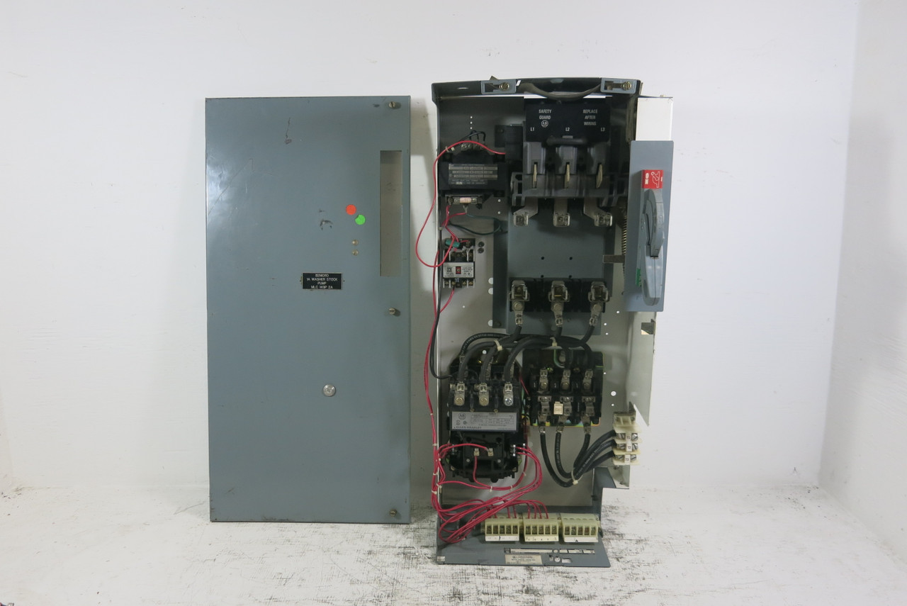 Allen Bradley 2100 Centerline Size 3 Starter 60A Fusible 33"  MCC Bucket 500-DOD (BJ0916-3)