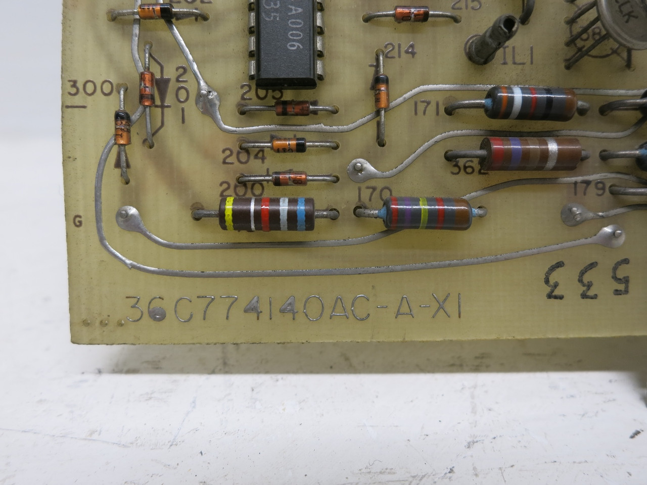 GE 193X538ABG01 ValuTrol DC Drive Auxiliary Control Board 36C774140AC-A-X1 Aux (DW6670-1)