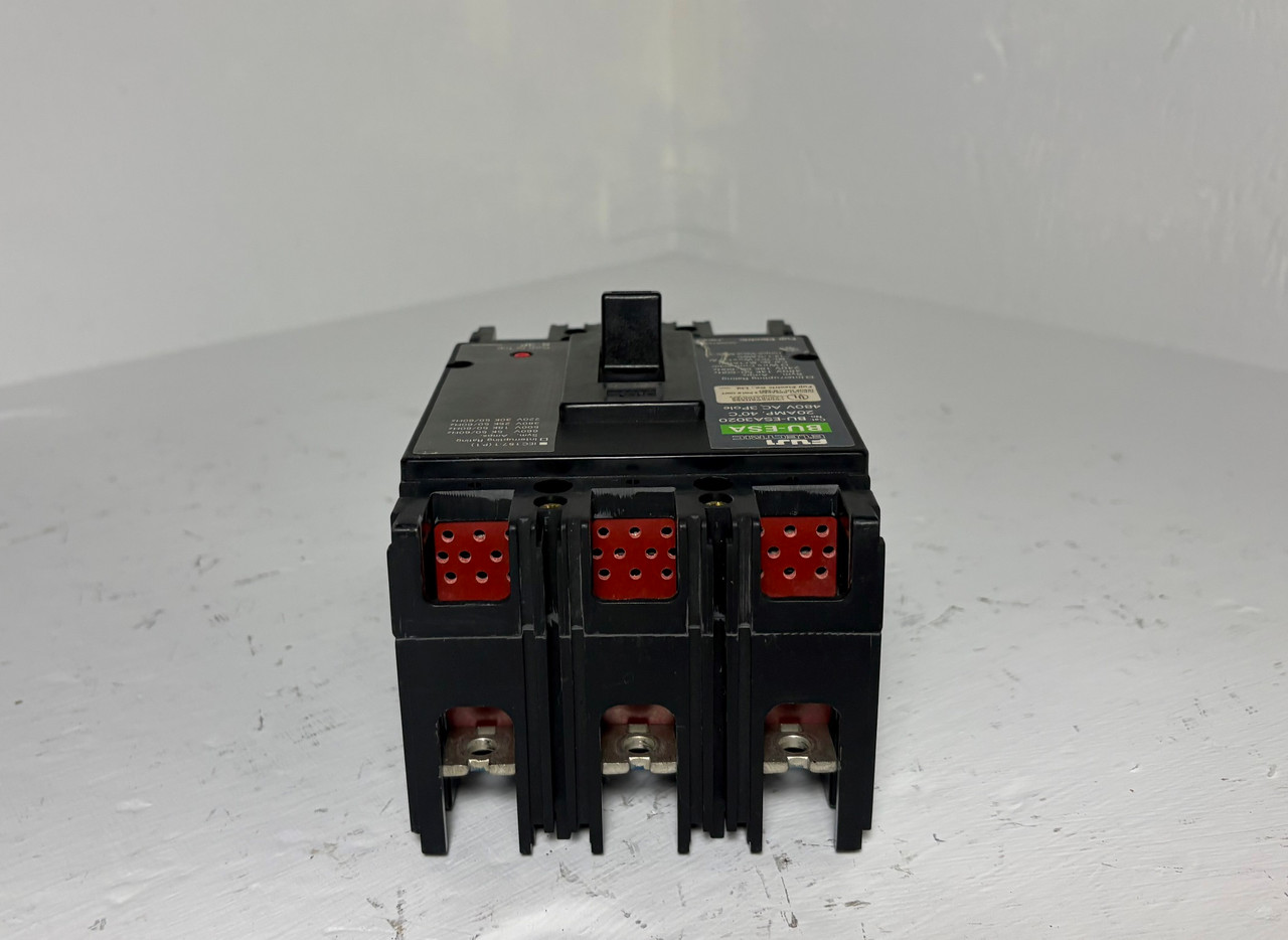 Fuji Electric BU-ESA BU-ESA3020 20A Circuit Breaker 480V 3 Pole BUESA3020 20 Amp (EM5282-2)