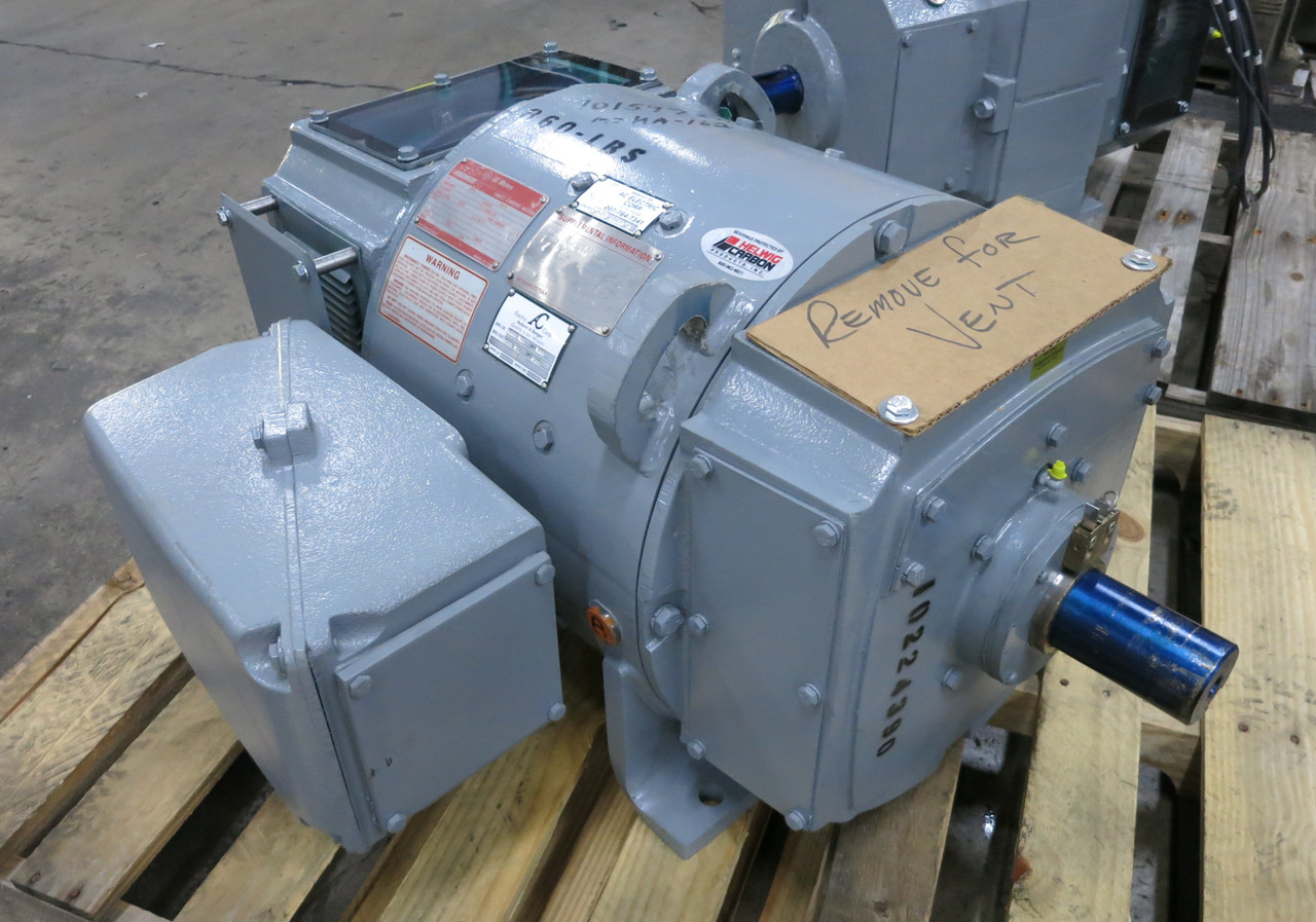 Image of REBUILT GE 60 HP DC Motor CD366AT SPFG-SV 500V 1750/2100 RPM 500 VDC Kinamatic