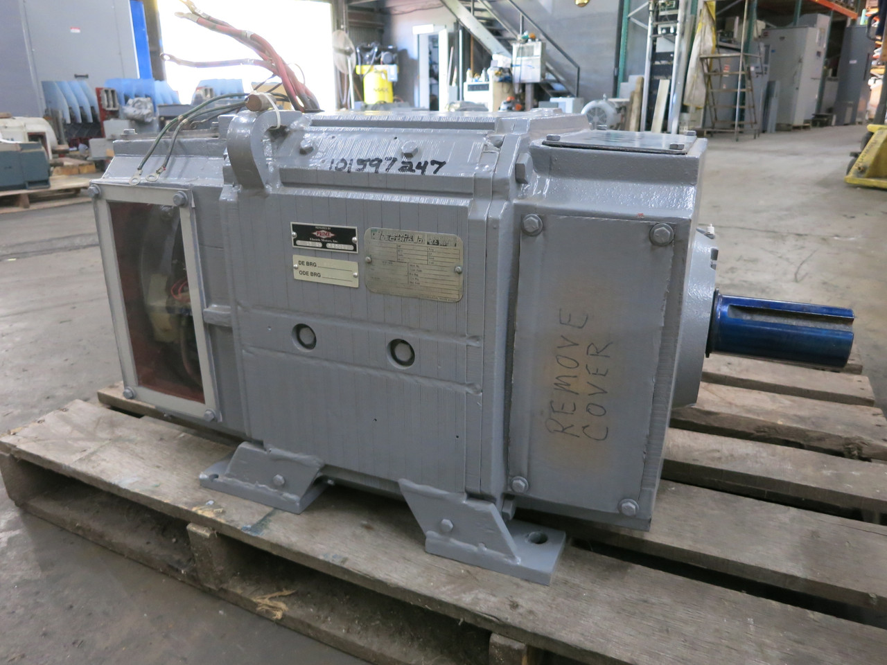 REBUILT Reliance 75 HP DC Motor B367ATZ TESV 500V 1750/2300 RPM TR 125A 500 VDC (DW6692-1)