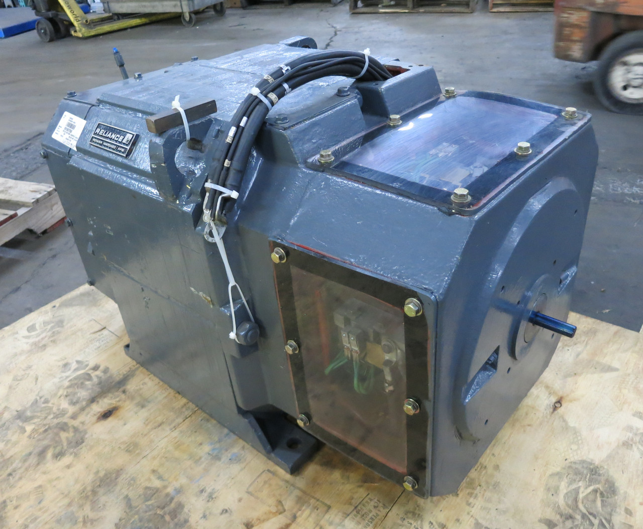 REBUILT Reliance 125 HP DC Motor 406AT 500V 1750/2100 RPM Type TR 203A 500 VDC (DW6688-1)