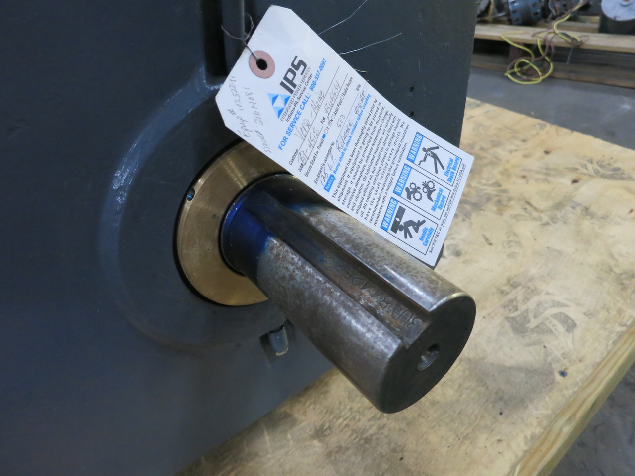 REBUILT Reliance 125 HP DC Motor 406AT 500V 1750/2100 RPM Type TR 203A 500 VDC (DW6688-1)