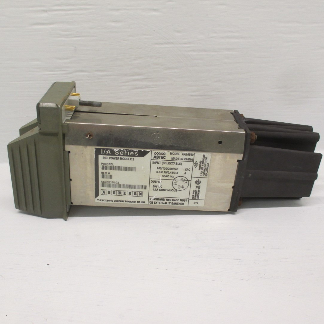 I/A Series Foxboro P0903ZL (Rev A) AA16560 Ind. Power Module 2 39 VDC 1.7A Cont. (AH0188-16)