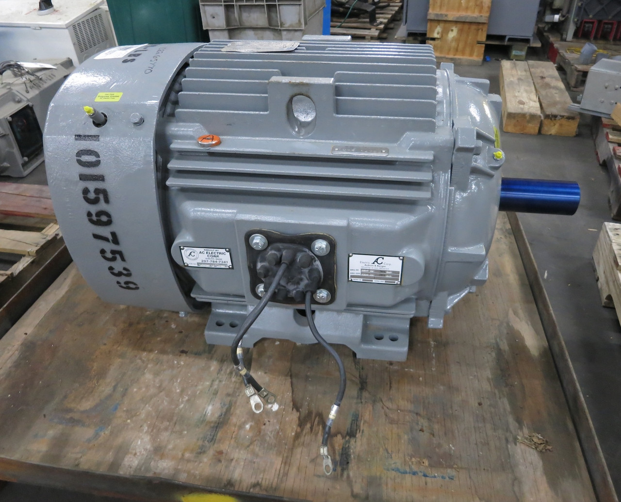 REBUILT GE X$D 60 HP AC Motor 460V 1780 RPM 364T TEFC KS 5KS364SS2009RZ 71.2A (DW6703-1)