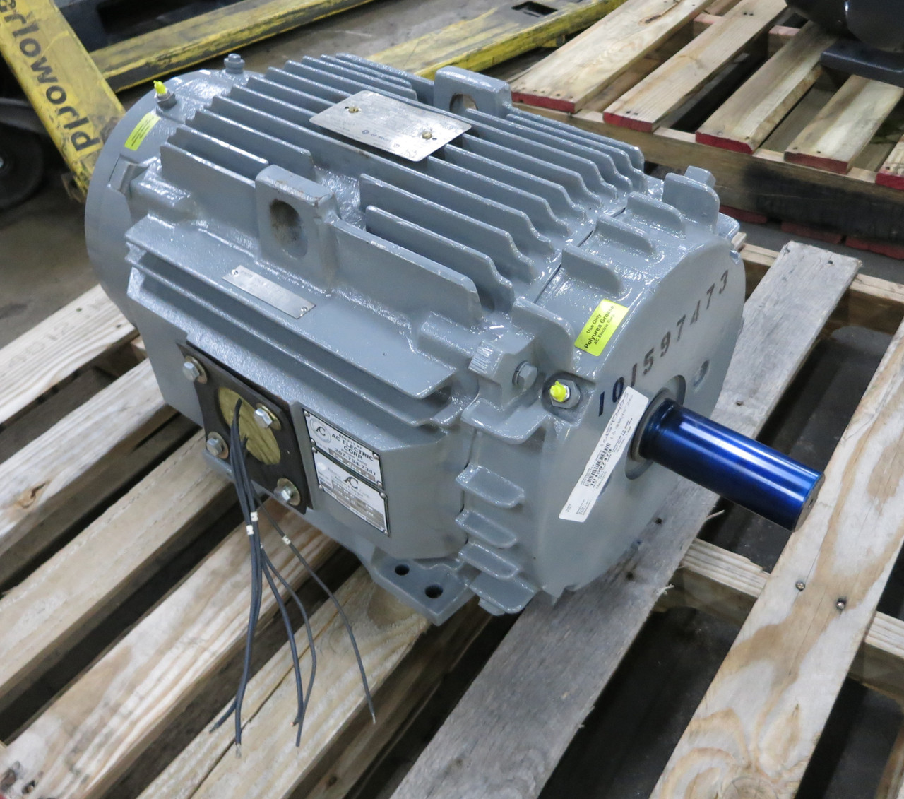 REBUILT GE X$D 15 HP AC Motor 460V 1785 RPM 286T TENV KAF 5KAF286QSA3041A 17.5A (DW6708-1)