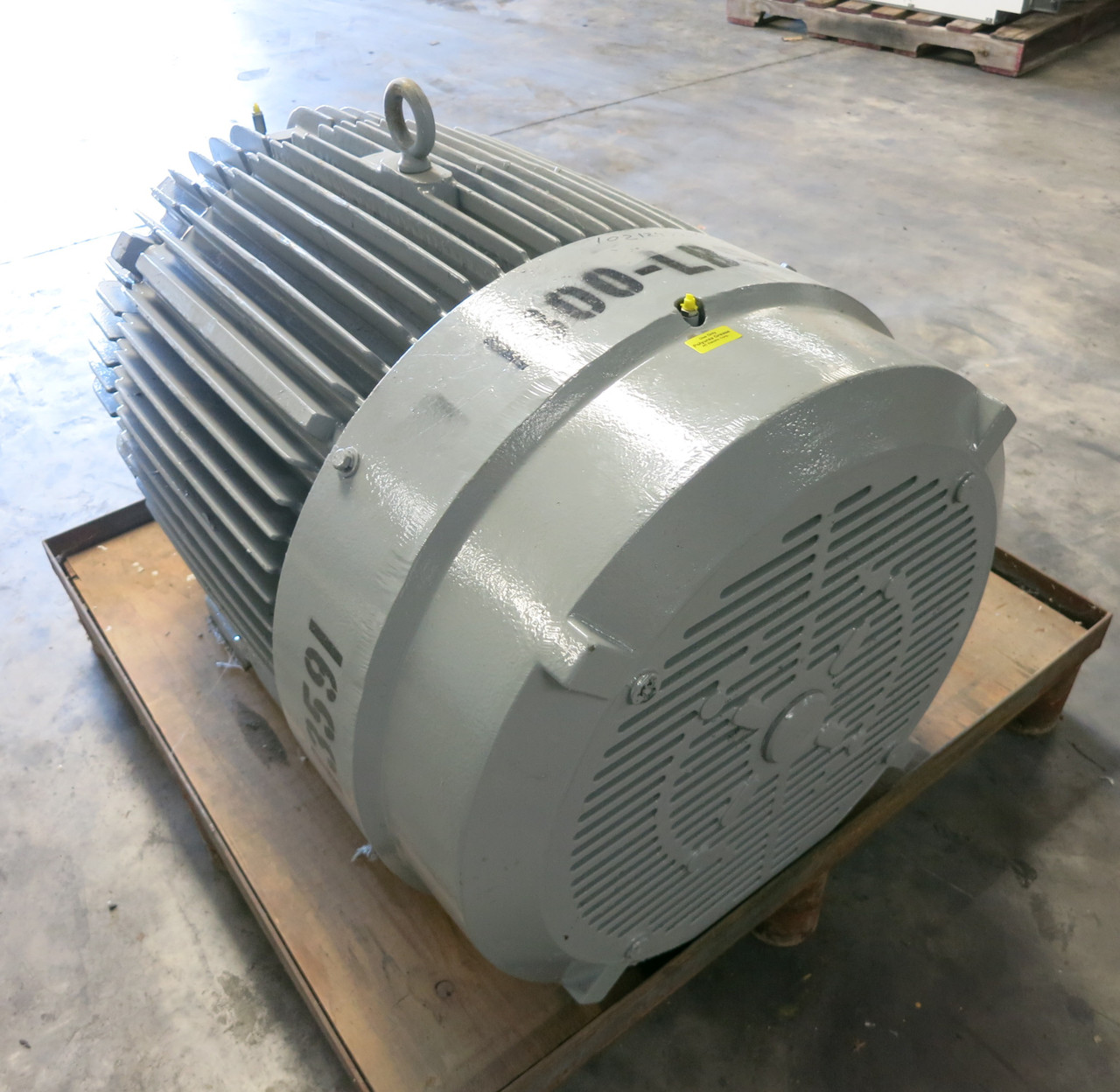 REBUILT Reliance 150 HP AC Motor 460V 1190 RPM 445T TEFC 170A 150HP 460 VAC (DW6714-1)