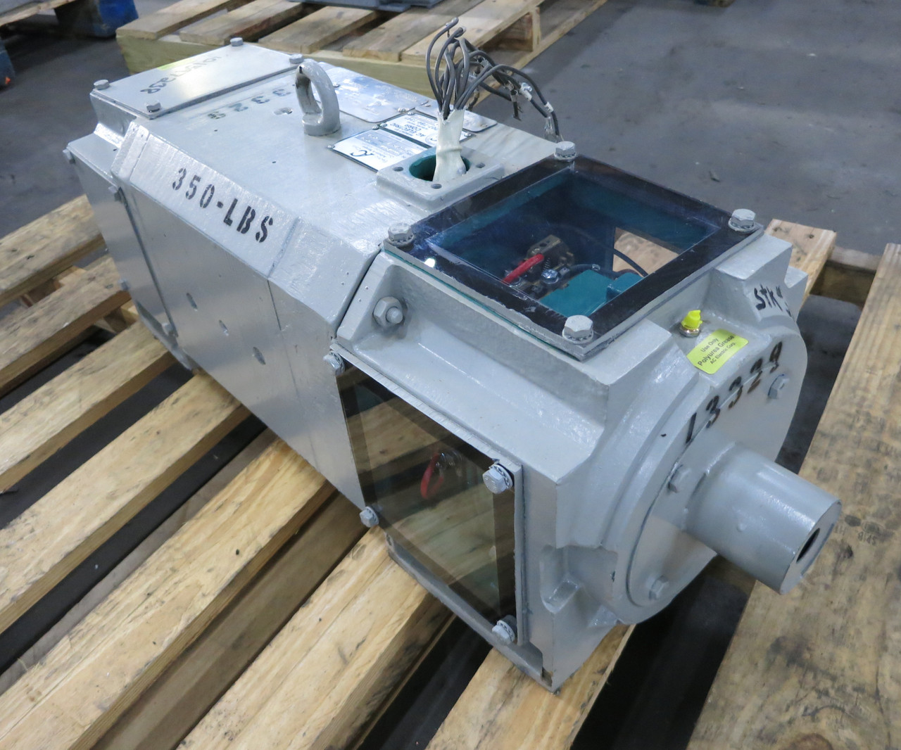 REBUILT Reliance 5 HP DC Motor LCZ113ATZ 500V 1750/2300 RPM TENV 8.5A 500 VDC (DW6723-1)