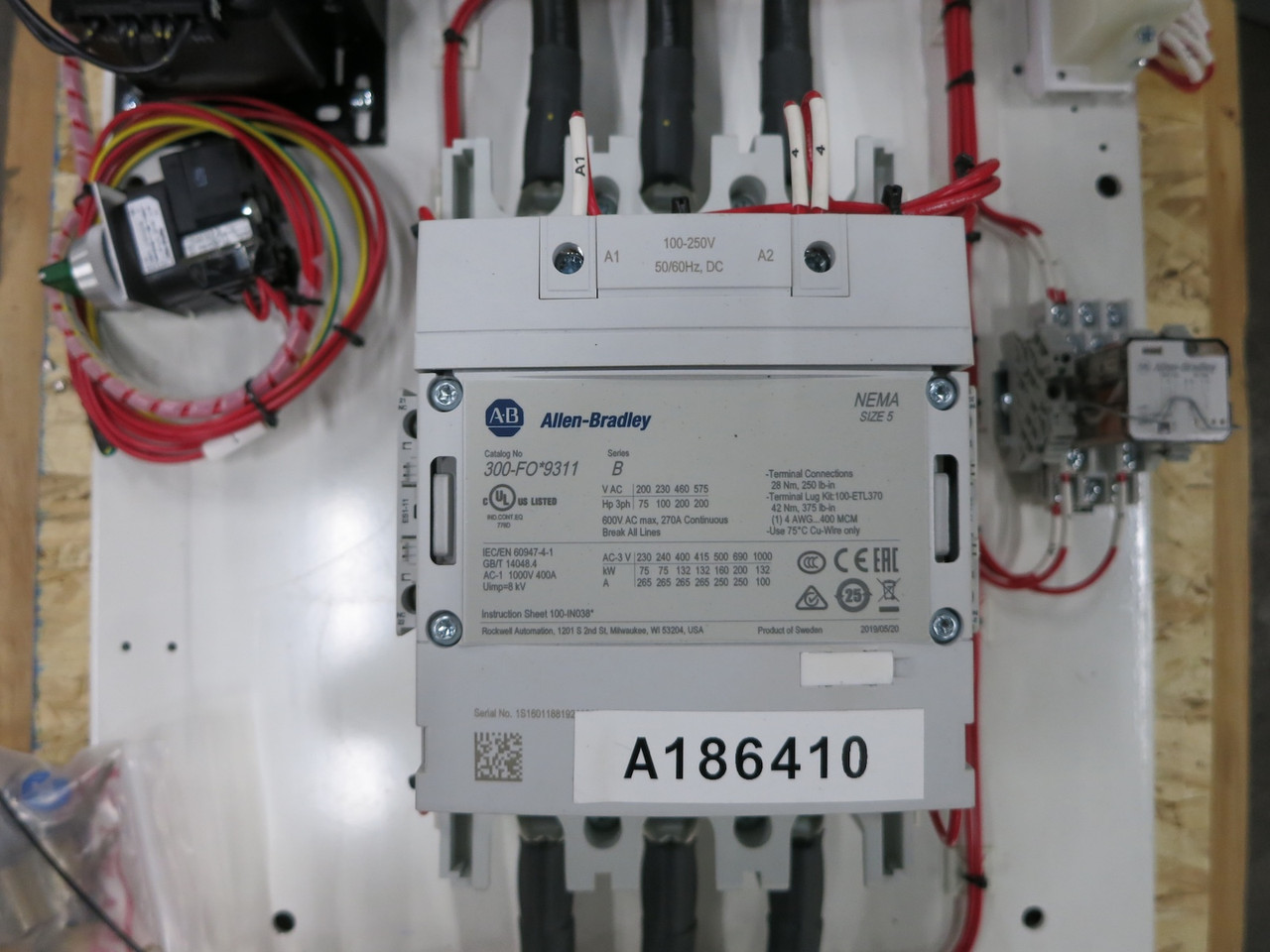 NEW Allen Bradley 2100 Centerline 400A Breaker Size 5 Starter MCC Bucket 46" 400 (DW6727-1)