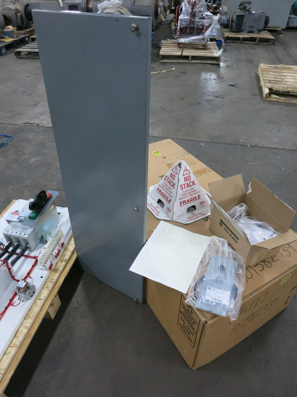 NEW Allen Bradley 2100 Centerline 400A Breaker Size 5 Starter MCC Bucket 46" 400 (DW6727-1)